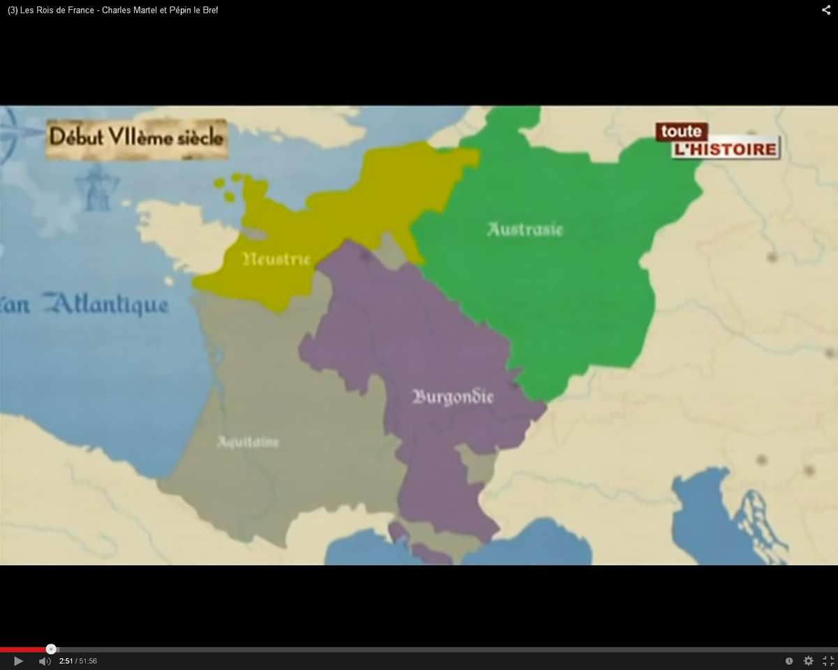 Francie vers 600 - Début VIIe siècle