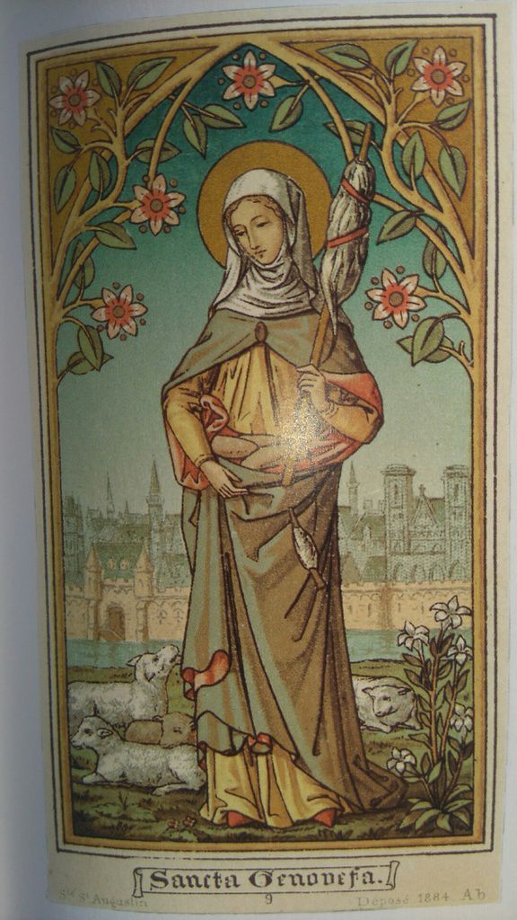 Sainte Geneviève, dans Le Petit Livre des Saints, Éditions du Chêne, tome 2, 2011, p. 81.