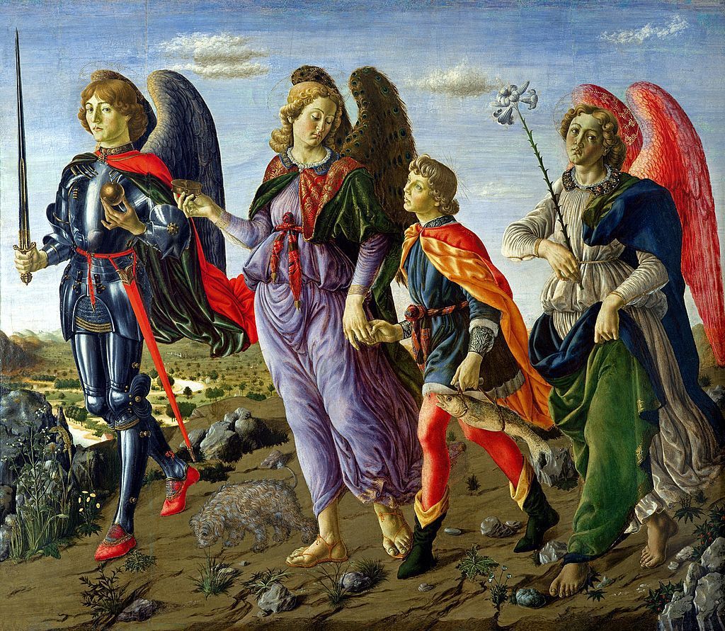 Les Saints Archanges Michel, Gabriel, Raphaël - Fête  Ob_64827f_archanges-francesco-botticini-three
