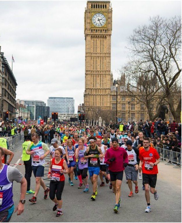 Un momento della Virgin Money London Marathon 2016