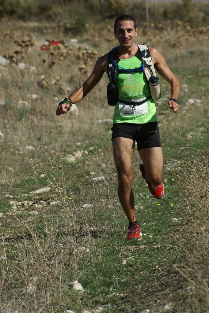 Ecotrail dei Monti Sicani 2016 (9^ ed.). Il vincitore della prova maschile, Salvo Pillitteri (Foto di Maurizio Crispi)
