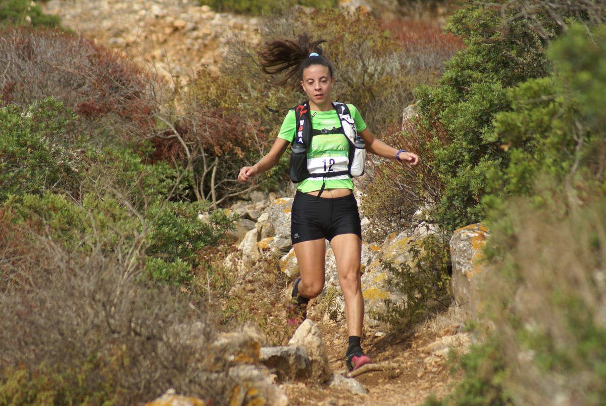 Daniela Pillitteri (foto di Maurizio Crispi, edizione del trail di Marettimo 2016)