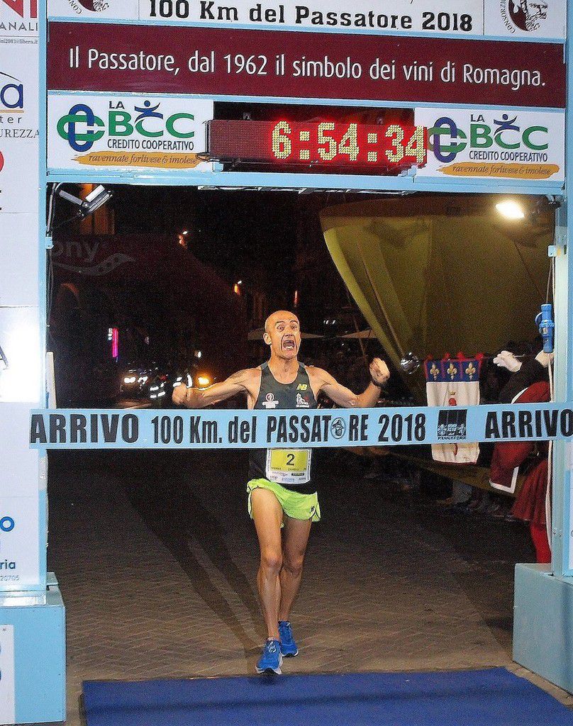 Andrea Zambelli, vincitore della 100 km del Passatore 2018