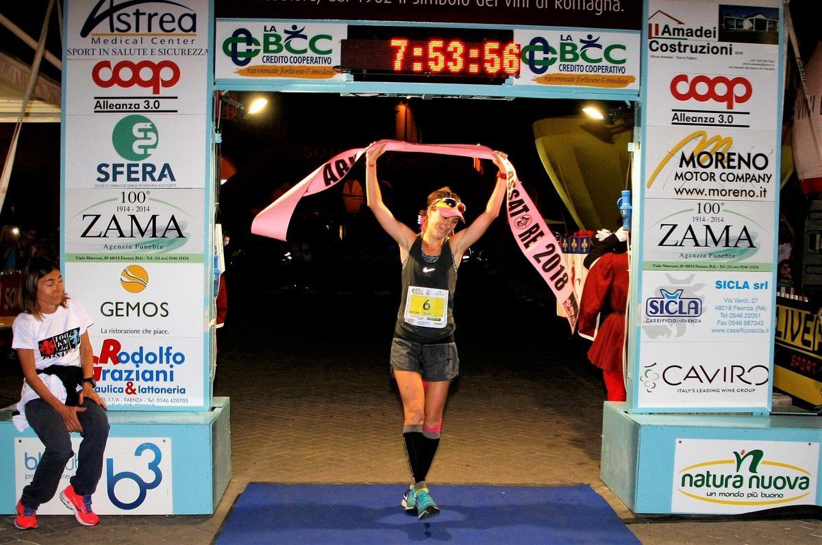 Nicolina Sustic, vincitrice della edizione della 100 km del Passatore 2018