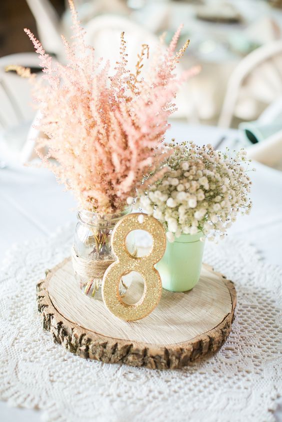 Rondin De Bois Numero De Table