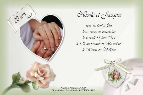 fairepart porcelaine naissance baptême mariage invitationporcelainepascher