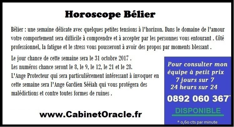 Horoscope Bélier sérieux