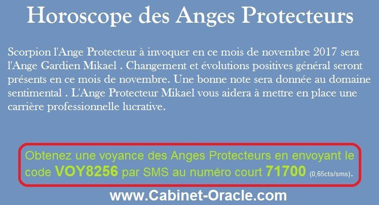 horoscope des anges gardiens protecteurs 