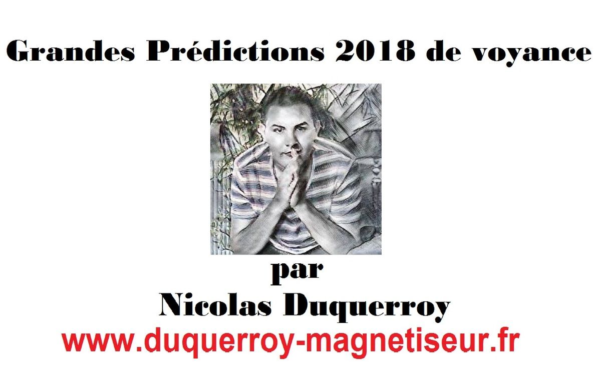 Prédictions 2018 de voyance