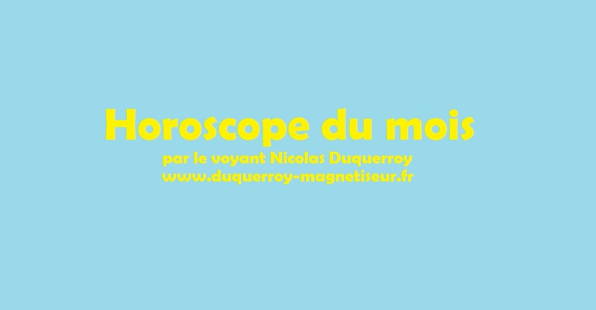 Horoscope sérieux Nicolas Duquerroy