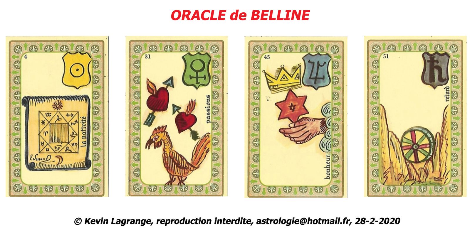 Cartomancie : quel jeu divinatoire pour débuter : Tarot de Marseille, Tarot  de Rider-Waite, Oracle de Belline ou Oracle de la Triade ? - Astrologie  Conseil, le blog de l'astrologue Kevin Lagrange