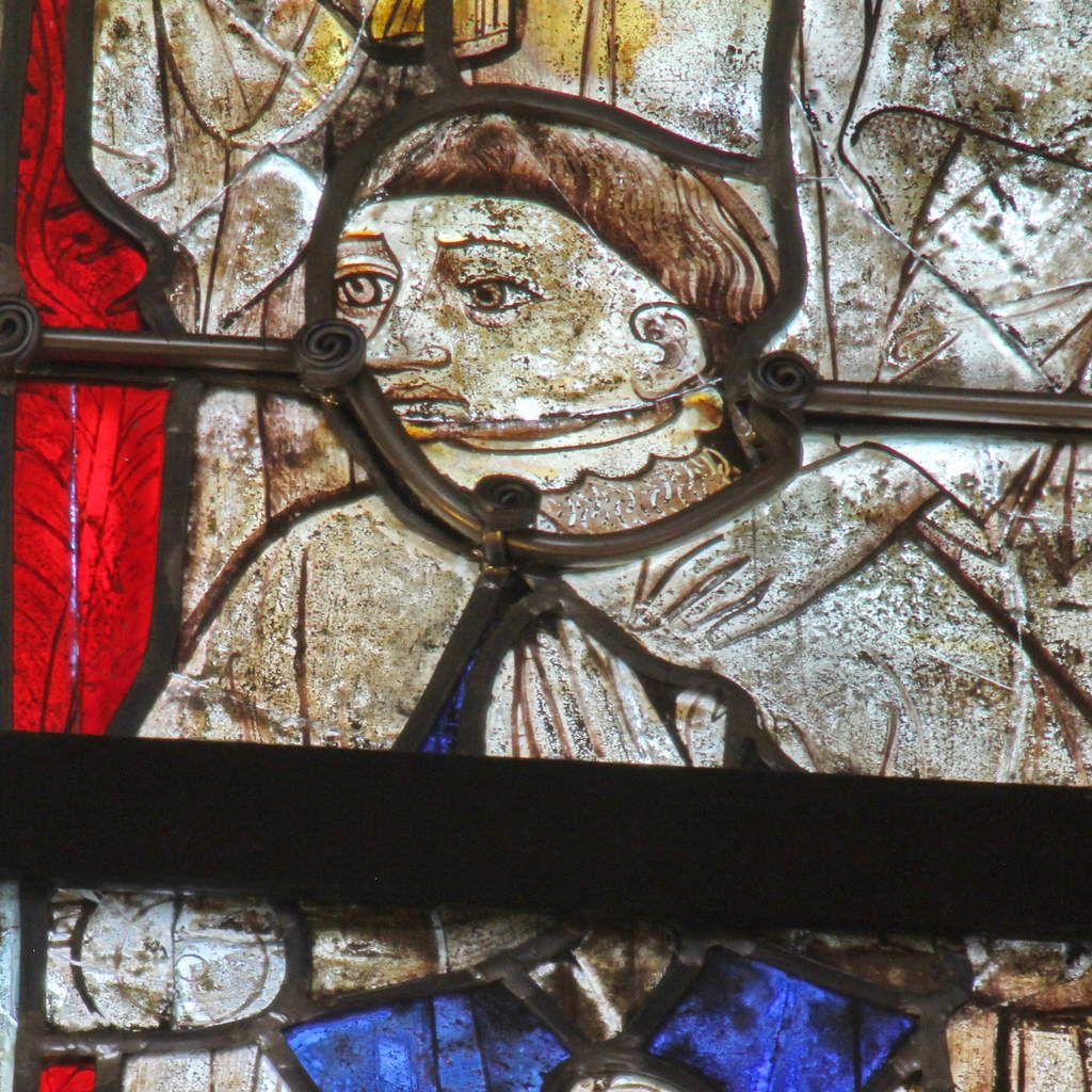 Lancette C, baie n°112, coté sud du chœur, cathédrale de Quimper, photo lavieb-aile.