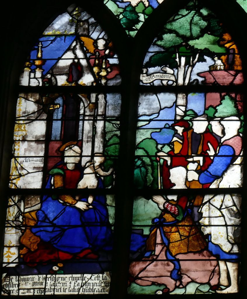 Baie A et B, registre supérieur, baie n°19, église Saint-Étienne de Beauvais, photographie lavieb-aile.