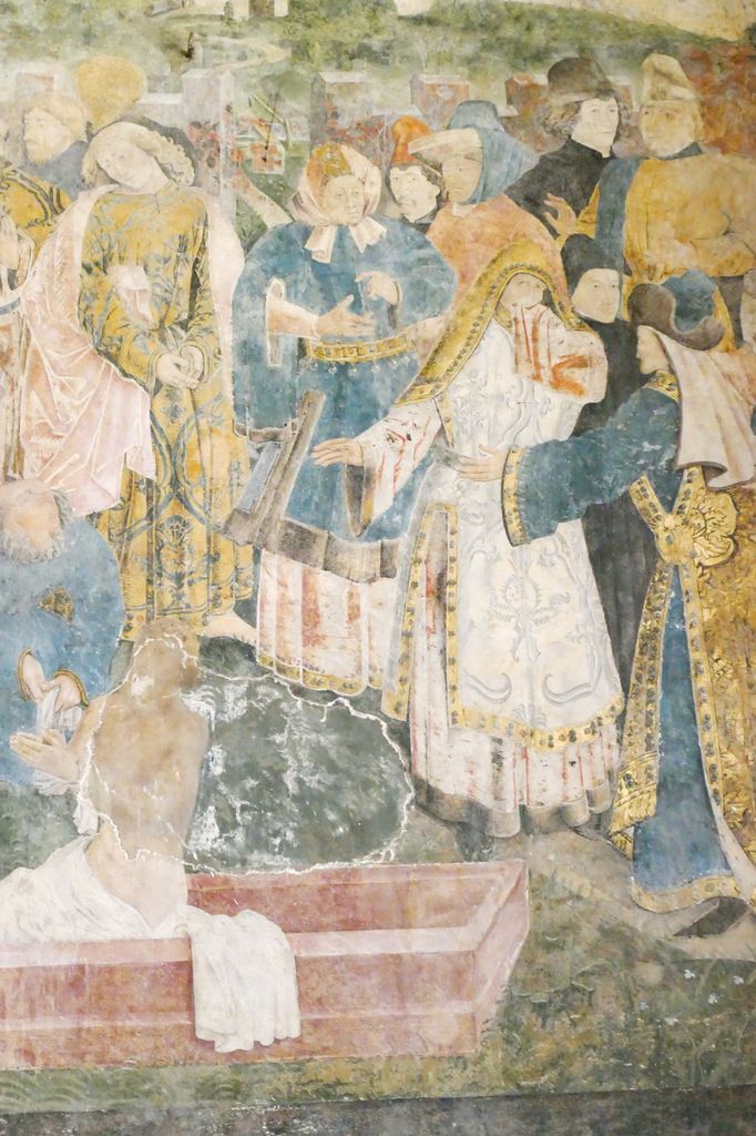 Résurrection de Lazare,  chapelle Saint-Léger, Collégiale Notre-Dame de Beaune. Photographie lavieb-aile.
