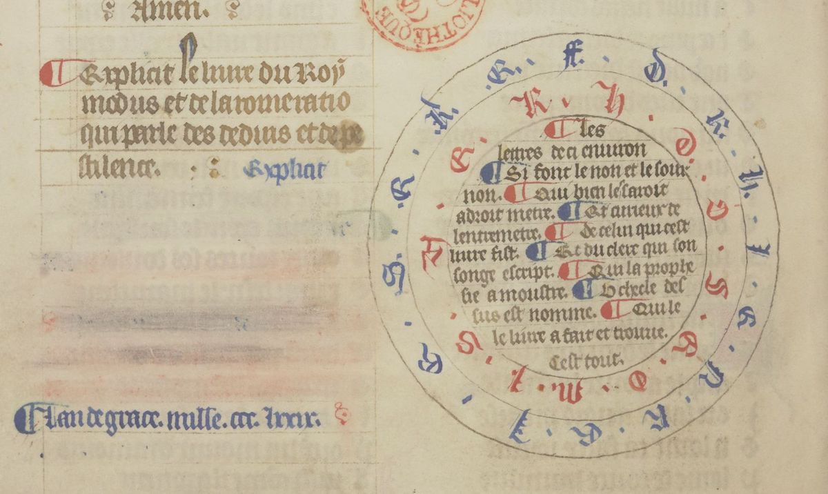 Explicit du ms Bnf fr. 12399 folio 177v du Roy Modus et la royne Ratio.