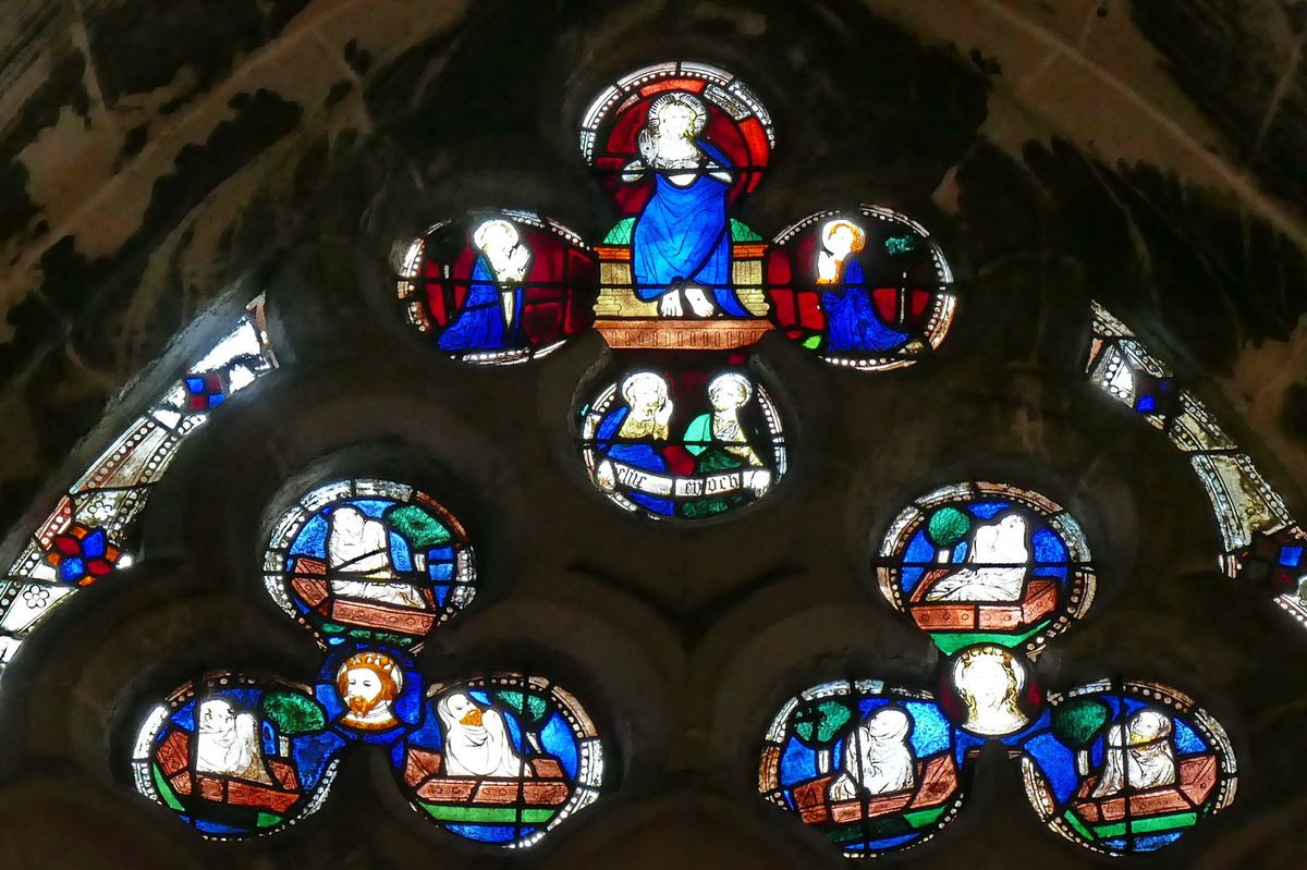 Baie 14, cathédrale de Dol-de-Bretagne. Photographie lavieb-aile septembre 2018.