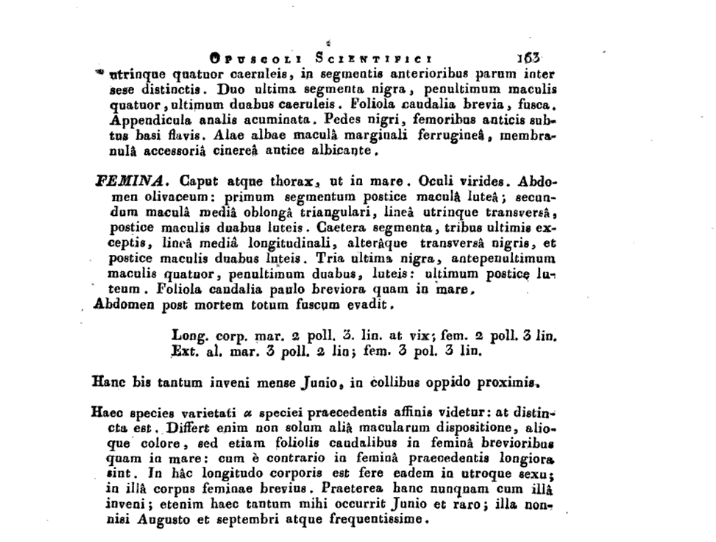 Opusculi scientifici 1823 p. 163 https://books.google.fr/books/about/Opuscoli_scientifici.html?id=kcQ-AAAAYAAJ&redir_esc=y