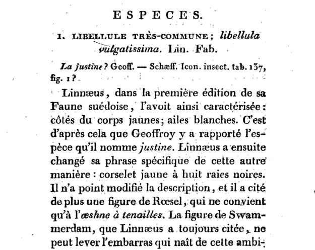 Zoonymie des Odonates : les noms de Gomphus vulgatissimus (Linnaeus, 1758).