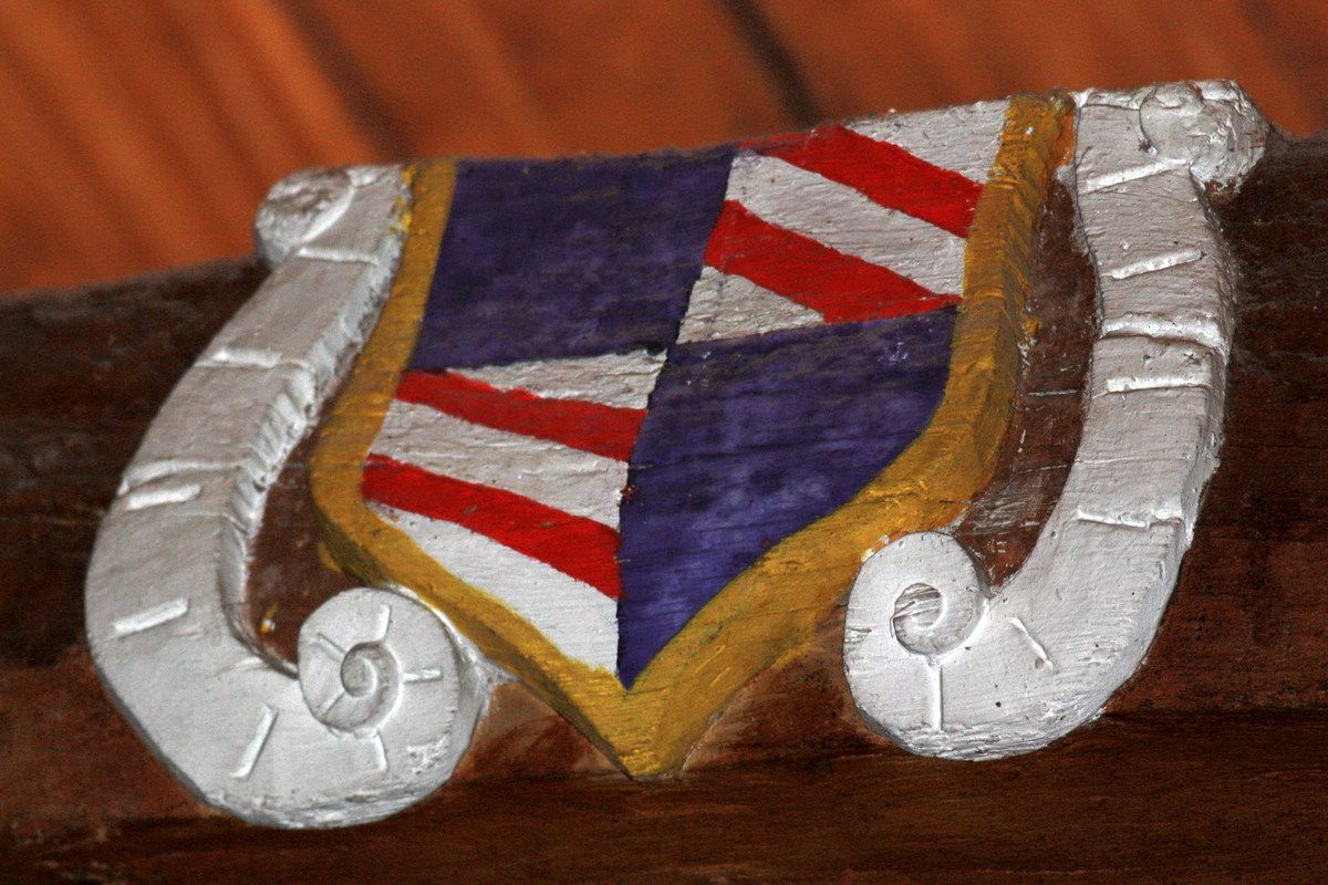 Entrait de l'église Saint-Mahouarn de Plomodiern. Photographie lavieb-aile.