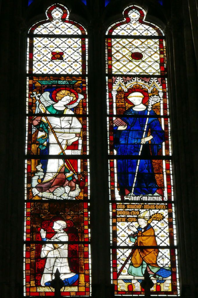 La baie 206 du chœur de la cathédrale d'Évreux. Photographie lavieb-aile.