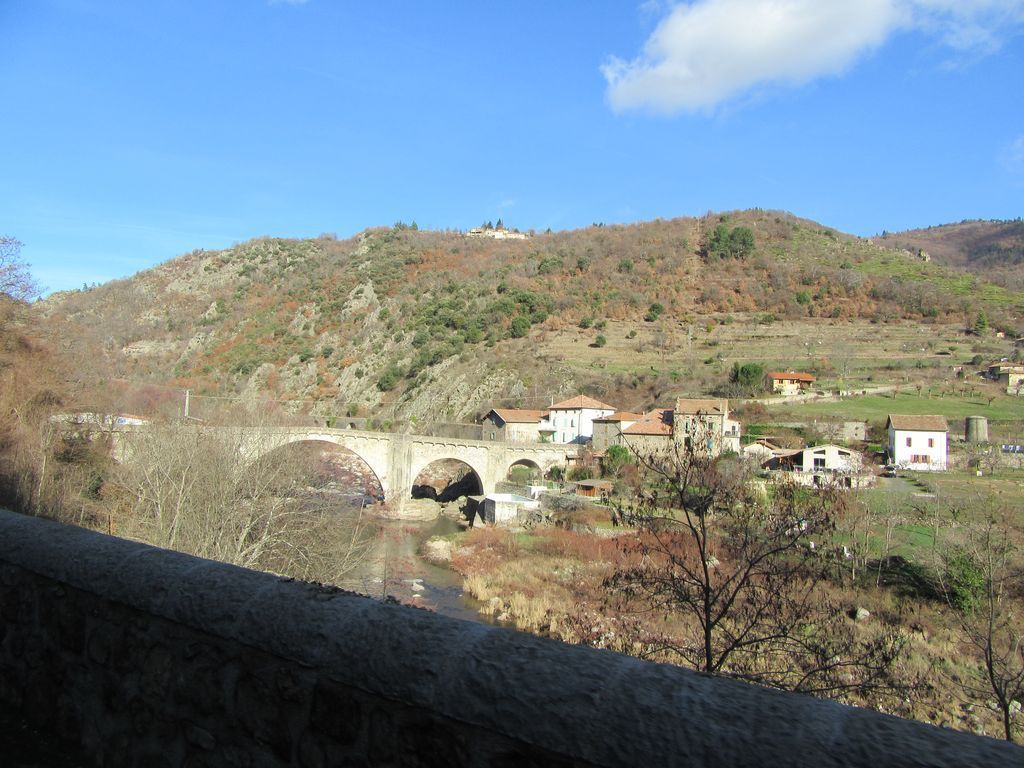 Pas grand monde en semaine dans la vallée de l'Eyrieux