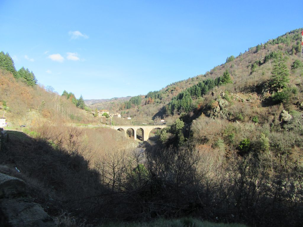 Pas grand monde en semaine dans la vallée de l'Eyrieux