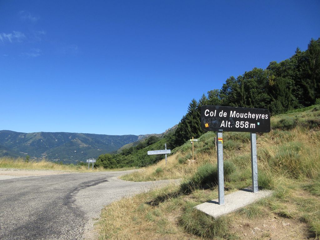 Col de Moucheyre, Burzet et Col de la Barricaude