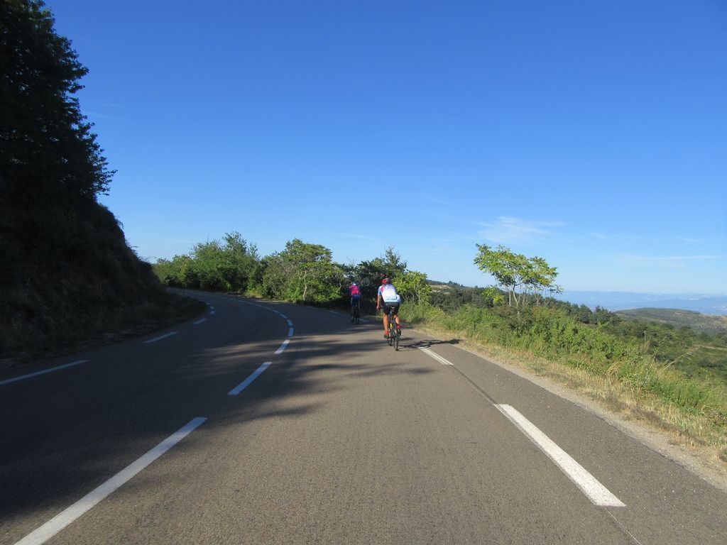 Descente avec Rémi et arrivée à Valence 