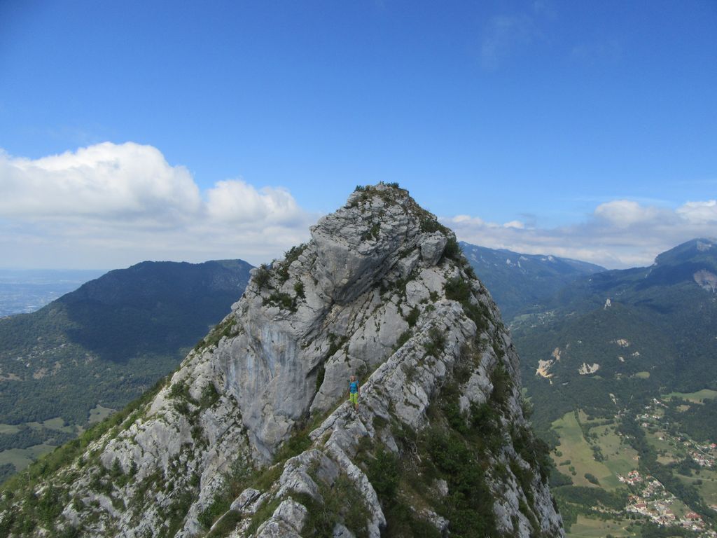 Un joli passage. Je traverse facilement, mais je prends quelques précautions pour me tourner pour la photo 