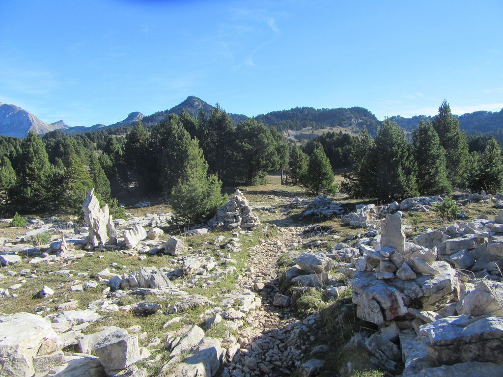 Des cairns pour ne pas se perdre 