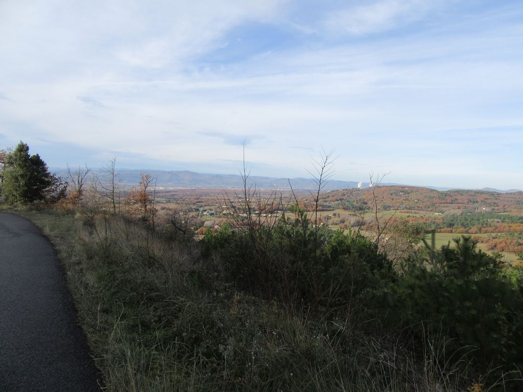 Réauville et vue vers Montélimar