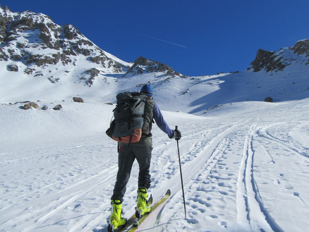 Col Tronchet ... vue sur les Ecrins 