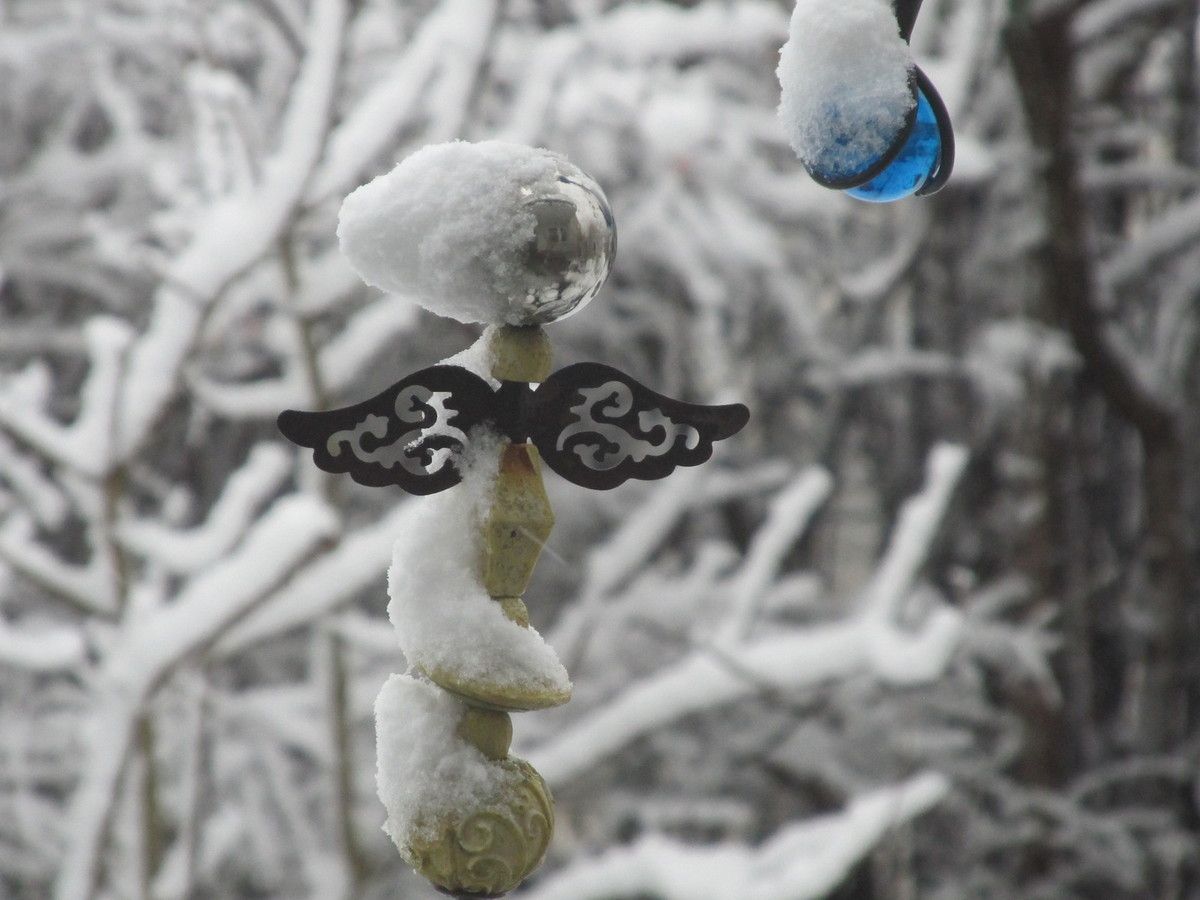 Archivbild vom Schneeengel des vergangenen Jahres