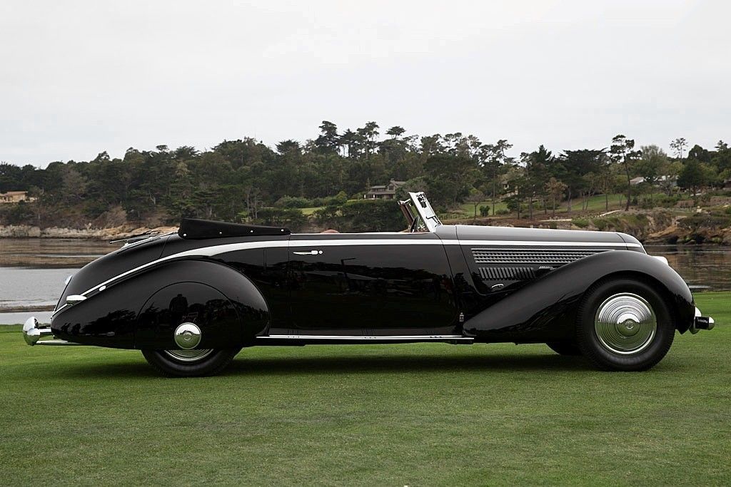VOITURES DE LEGENDE (1356) : LANCIA ASTURA PININ FARINA "BOCCA" CABRIOLET - 1936