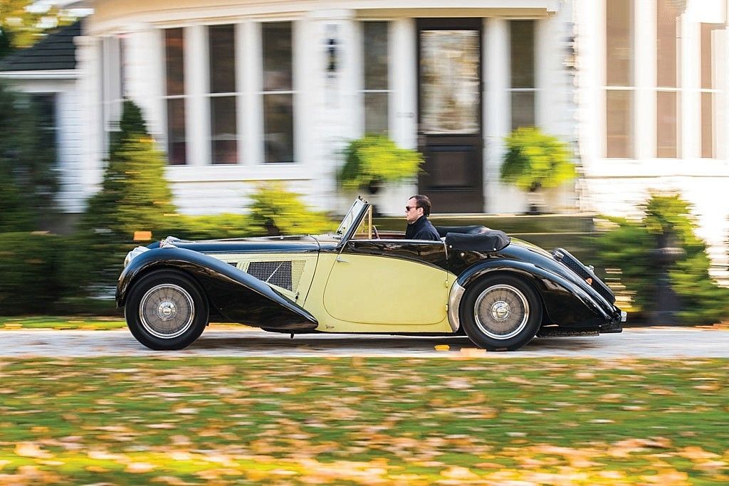 VOITURES DE LEGENDE (691) : BUGATTI TYPE 57 S  VANVOOREN CABRIOLET - 1937