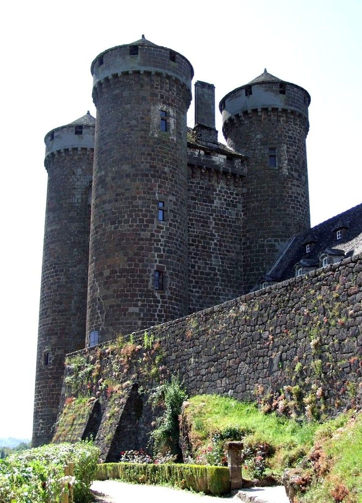 TRESORS DU PATRIMOINE FRANCAIS : TOURNEMIRE (CANTAL) - LE CHATEAU D'ANJONY