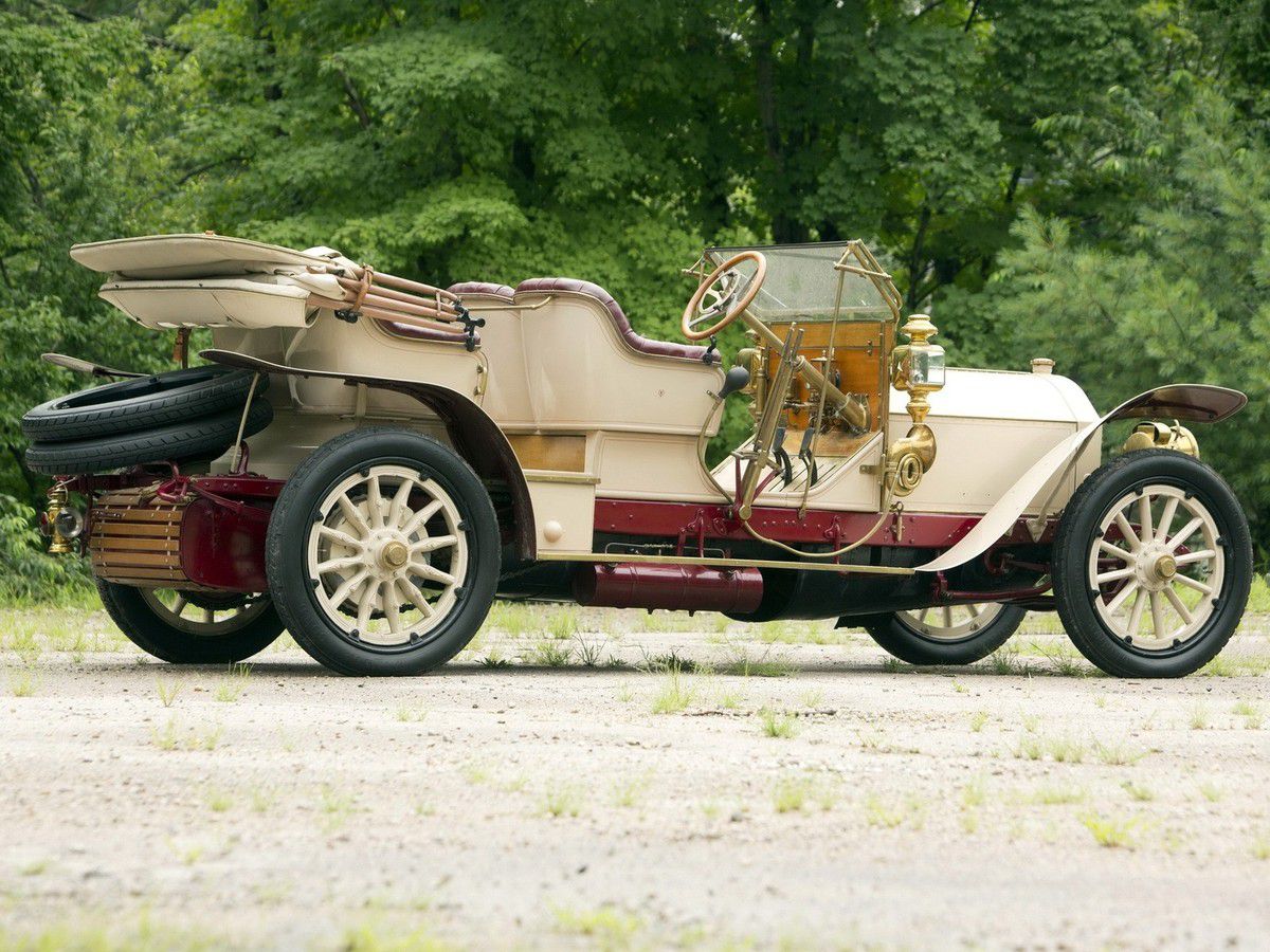 VOITURES DE LEGENDE (1060) : MERCEDES-BENZ  45 HP  4 SEAT TOURABOUT - 1910