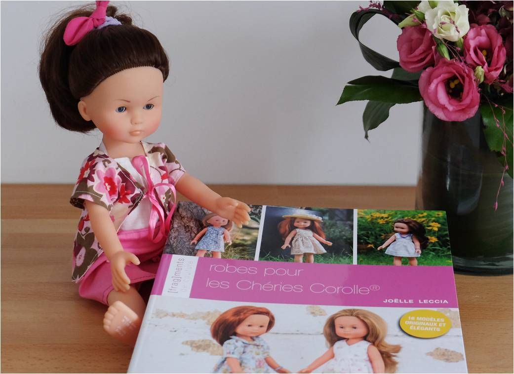 Couture robes pour les poupees Corolle Cheries Lucky Sophie blog famille voyage