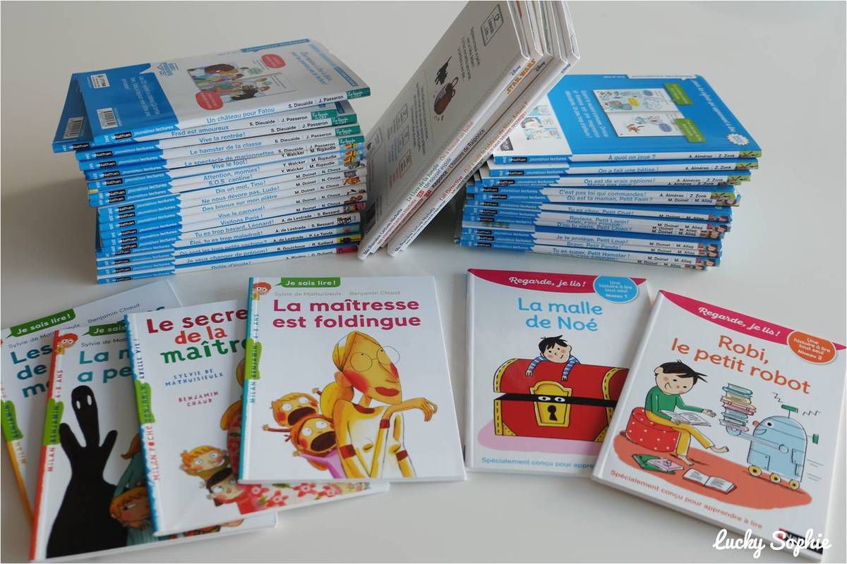 Premières lectures de CP - Lucky Sophie blog famille voyage