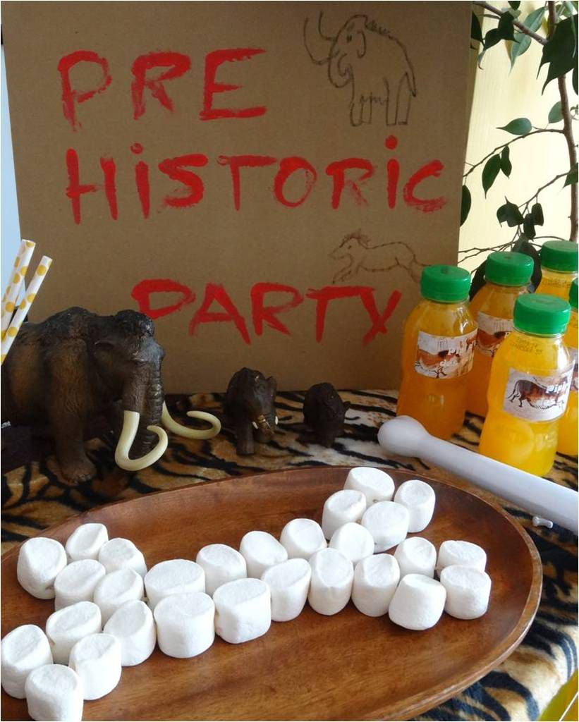 Prehistoric Party L Anniversaire Des Enfants Prehistoriques Lucky Sophie Blog Famille Voyage