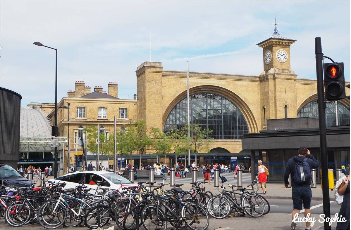 La gare de King's Cross où se trouve la fameuse voie 9 3/4.