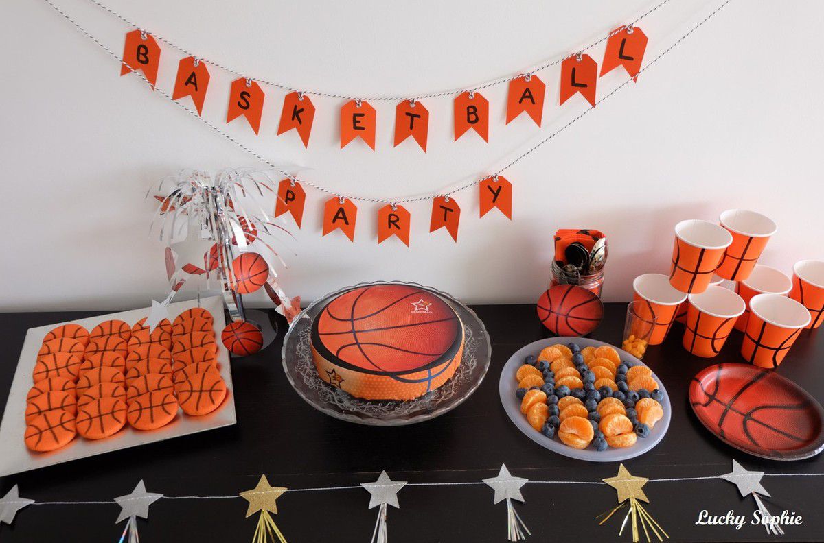 Gouter De Fete Basket Ball Lucky Sophie Blog Famille Voyage