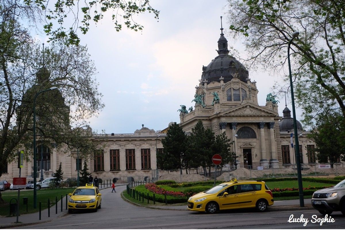 Les bains Széchenyi dans le Bois-de-Ville