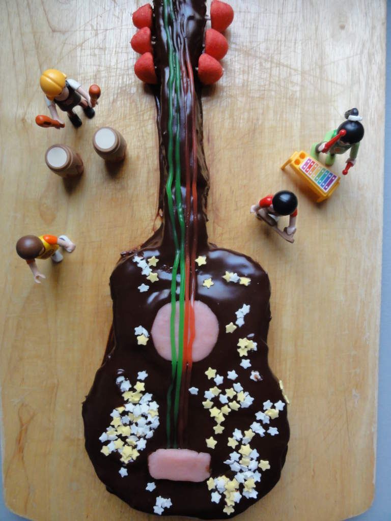 Rock My Cake Gateau Guitare Lucky Sophie Blog Famille Voyage