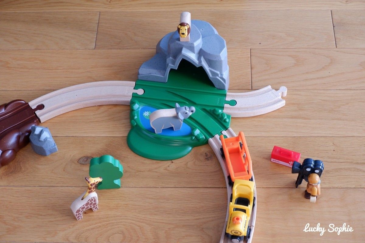 Le circuit de train Brio Safari 🐘