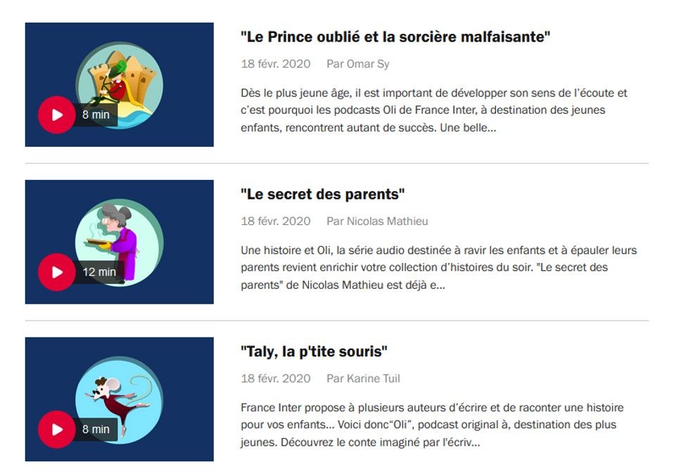 Histoires audio enfants gratuites  Lucky Sophie blog famille voyage