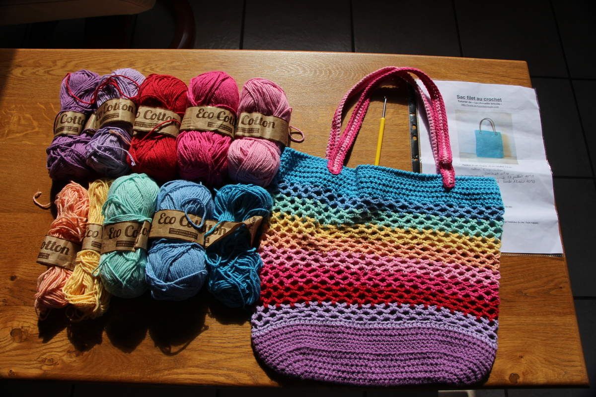 Sac filet au crochet cheap explications