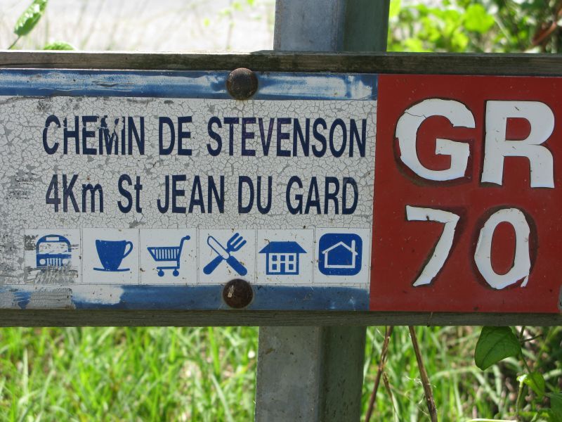 Le chemin de stévenson par un mulet