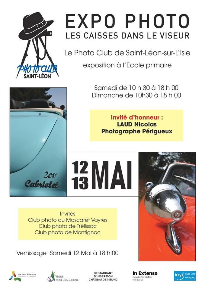 expo photo st Léon sur l'Isle 12 et 13 mai