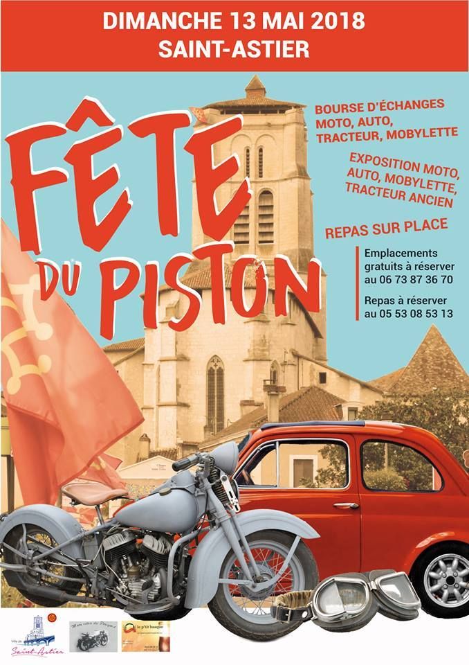 Fête du piston 13 mai St Astier